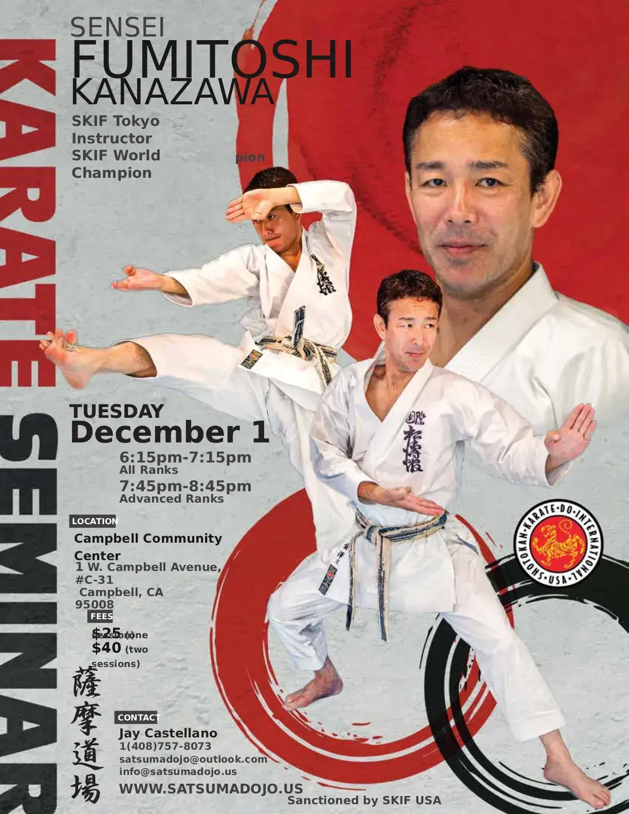 Satsuma Dojo Seminar with Fumitoshi Kanazawa Sensei